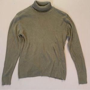 Preview Collection dark beige / khaki turtleneck long sleeve  in Size Medium